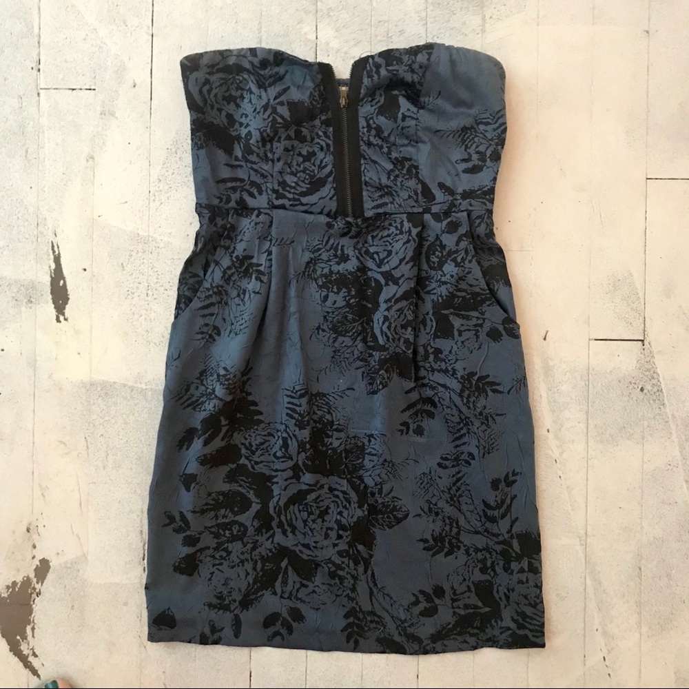 Silence + Noise Strapless Dress